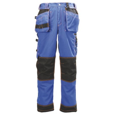 Pantalon coton/polyester bleu/noir Pantalon coton/polyester bleu/noir