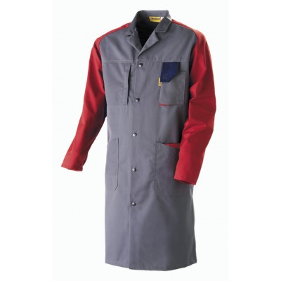 BLOUSE Travail TEC-CONTROL Molinel Gris/rouge Taille 4 BLOUSE Travail TEC-CONTROL Molinel Gris/rouge Taille 4