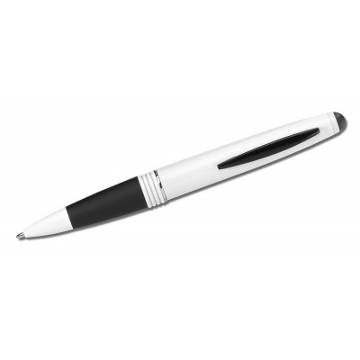 Stylo bille stylet métal blanc Stylo bille stylet métal blanc