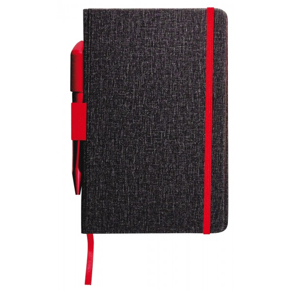 PROJECTS Bloc note spirale A5 'Friend' rouge avec stylo et couverture  rigide - Petit carnet de notes