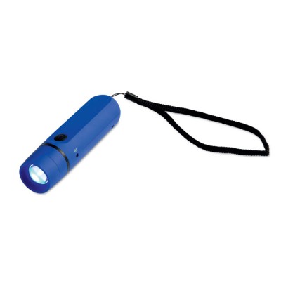 Lampe dynamo bleue 1 LED Lampe dynamo bleue 1 LED